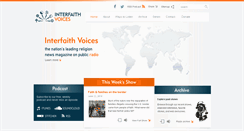 Desktop Screenshot of interfaithradio.org